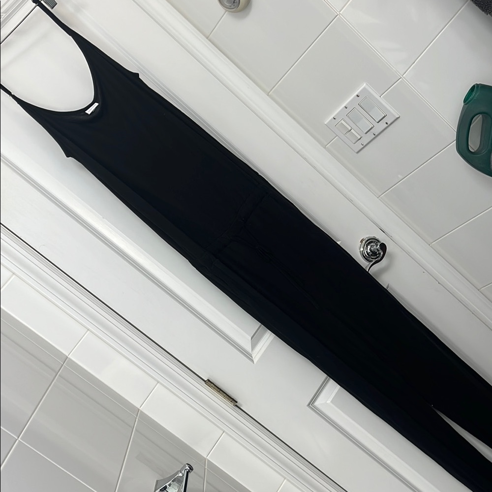 Black Jumpsuit Scoop Neck